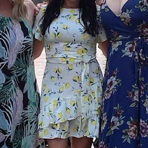 Lemon dress from banana republic